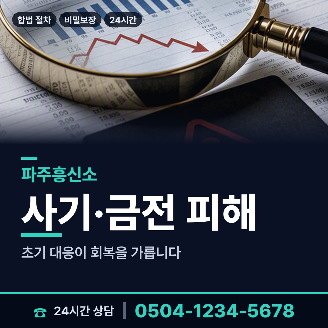 파주 운정1동 불륜관계조사 상담 안내